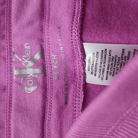 NWOT Calvin Klein Cropped Hoodie with Sweatpants XS/S - Picture 5 of 11